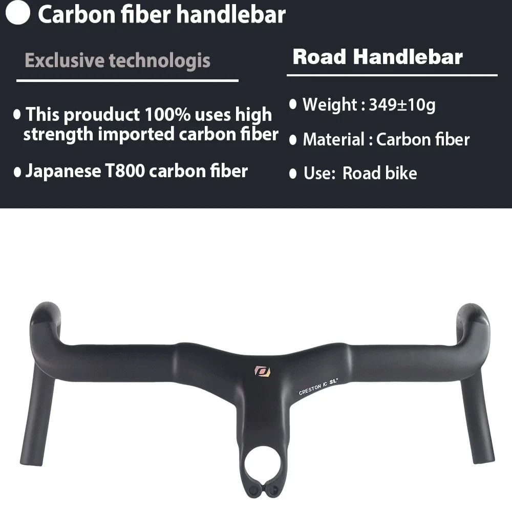 Syncros Gravel Integrated Carbon Road Bike Drop Bar with Internal Cable Routing