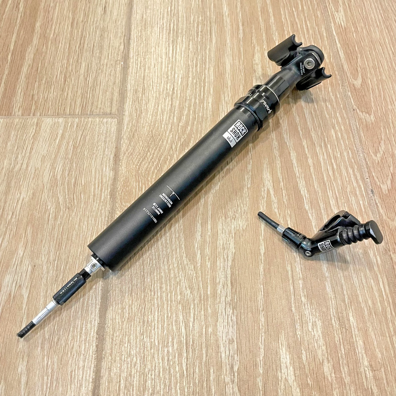 Rockshox Reverb Dropper Seatpost 31.6mm 355mm 80mm drop