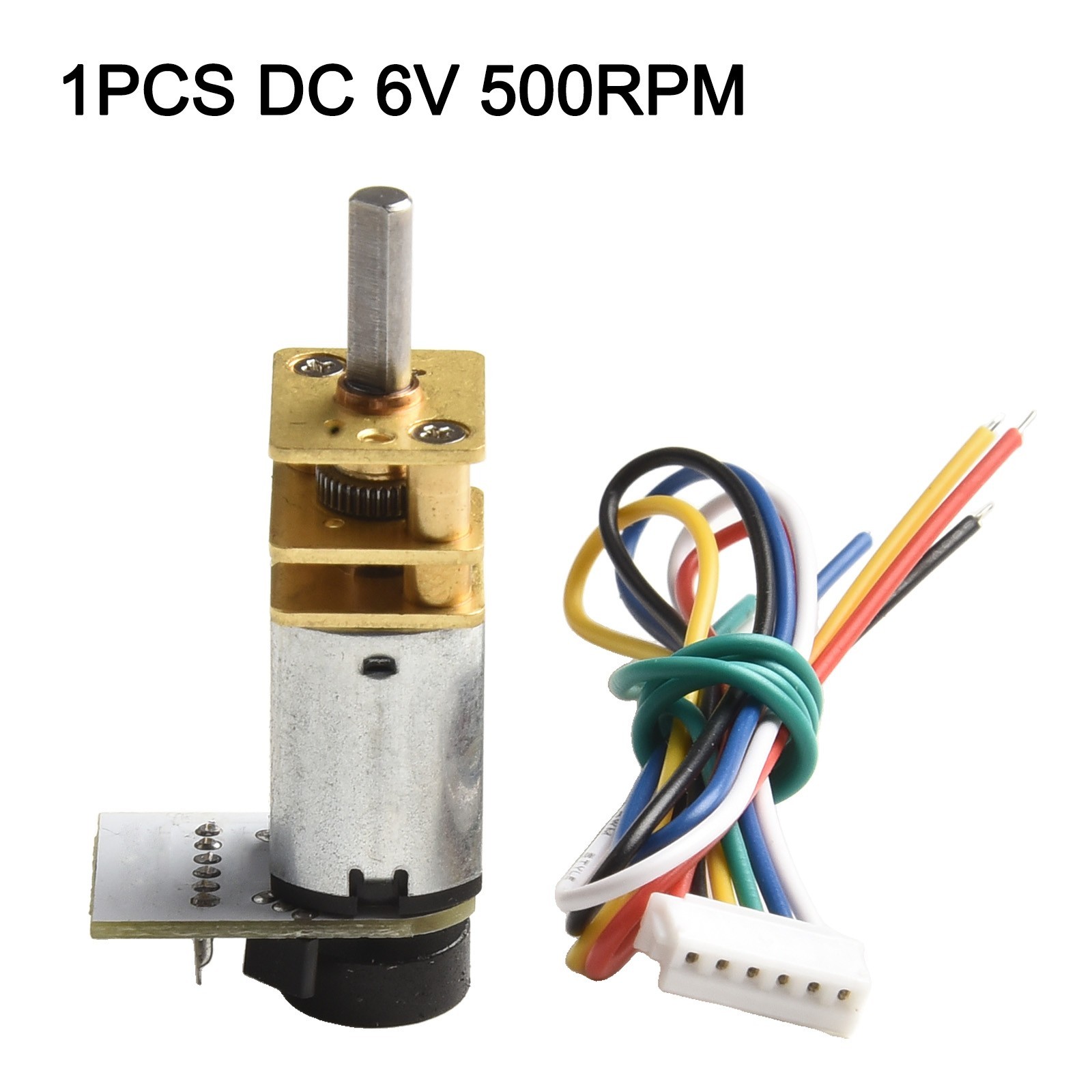 Sleek Design DC 6V Gear Motor with Encoder Compatible with Small