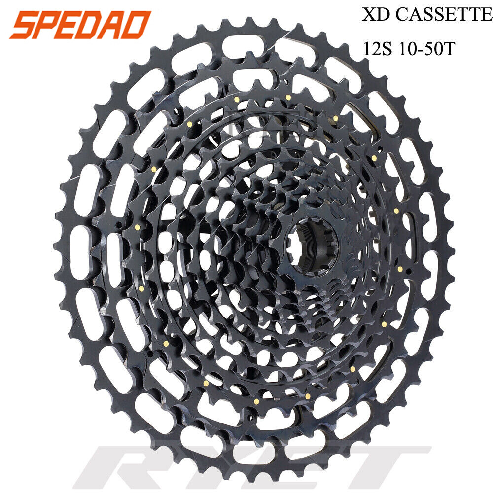 MTB Cassette Bicycle Freehub 12 Speed 10-50T Mountain Bike Chains for SRAM XD