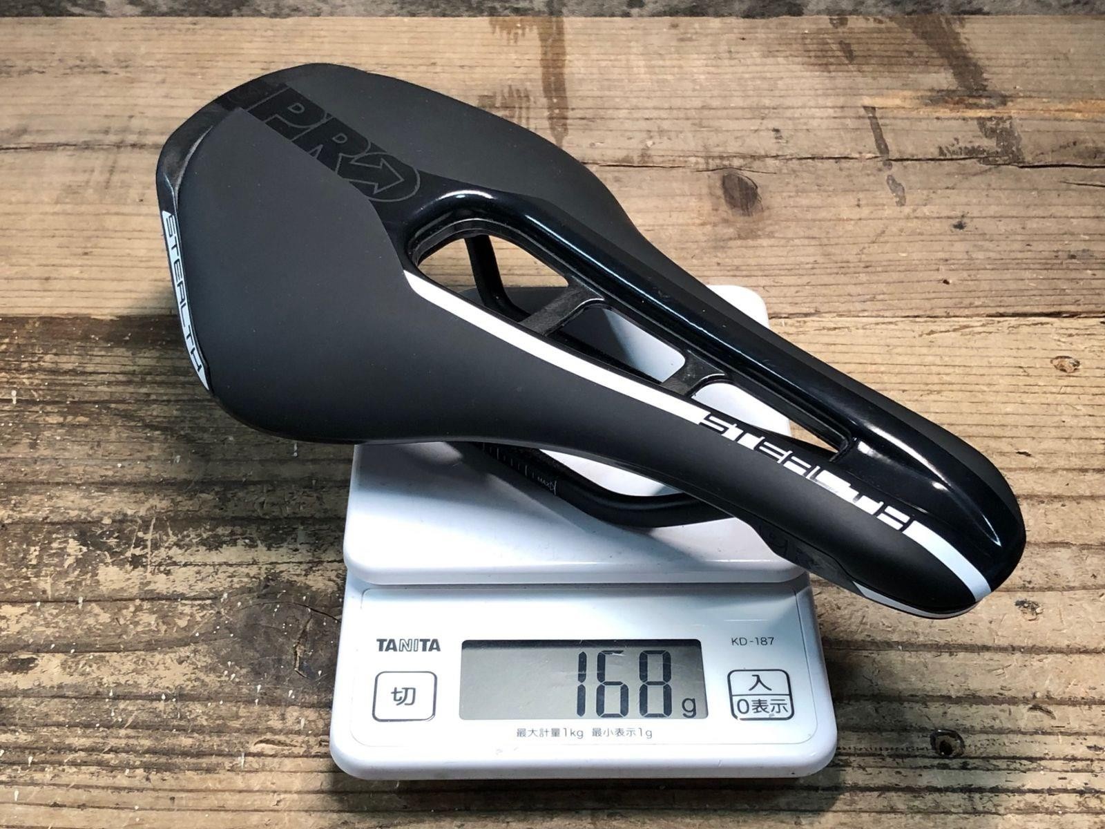 SHIMANO PRO STEALTH SADDLE black 168g 142mm UD carbon rail saddle