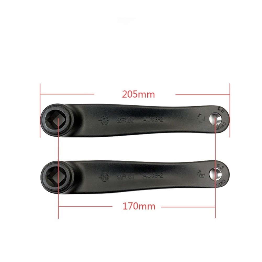 Ebike Crank Replacement Standard Mounting Fit Light Weight Construction