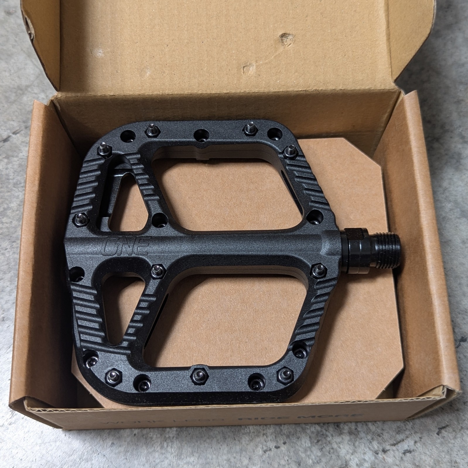 OneUp Comp Platform Pedals, 115 x 105mm, Black