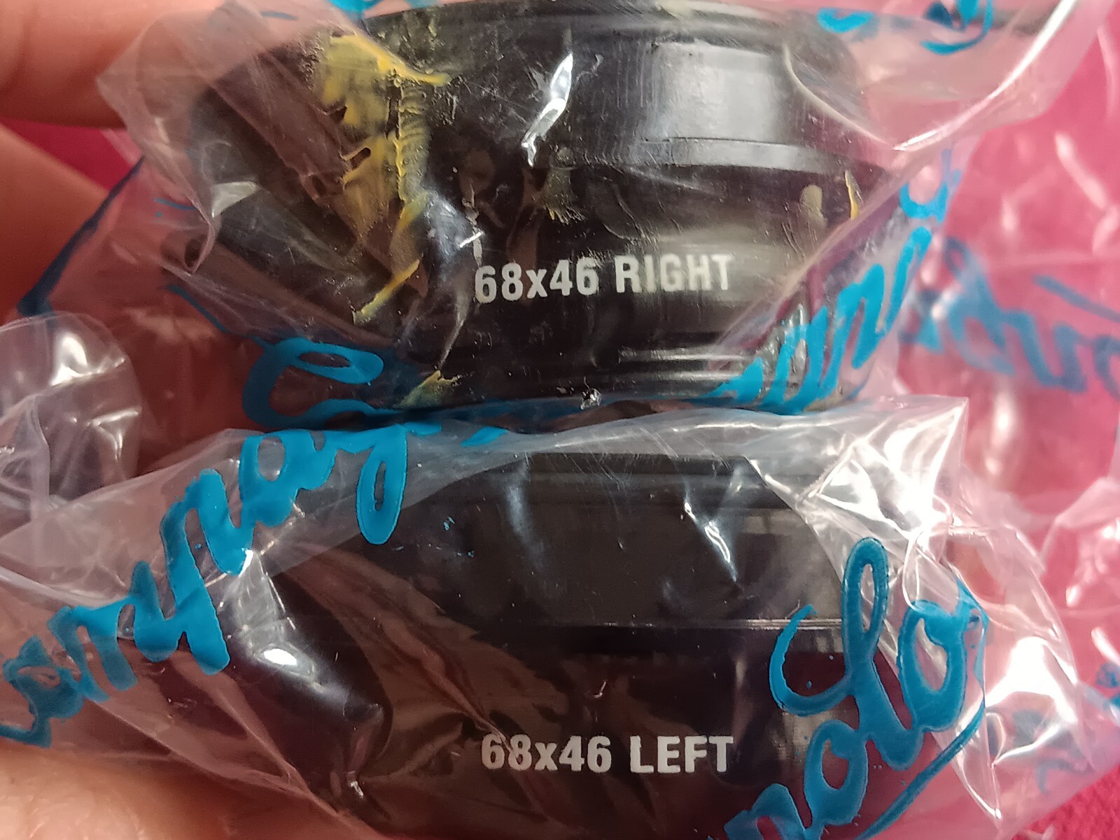 NEW 68×46 PF30 Campagnolo Ultra-Torque OS Press Fit Bottom Bracket Cups Campy