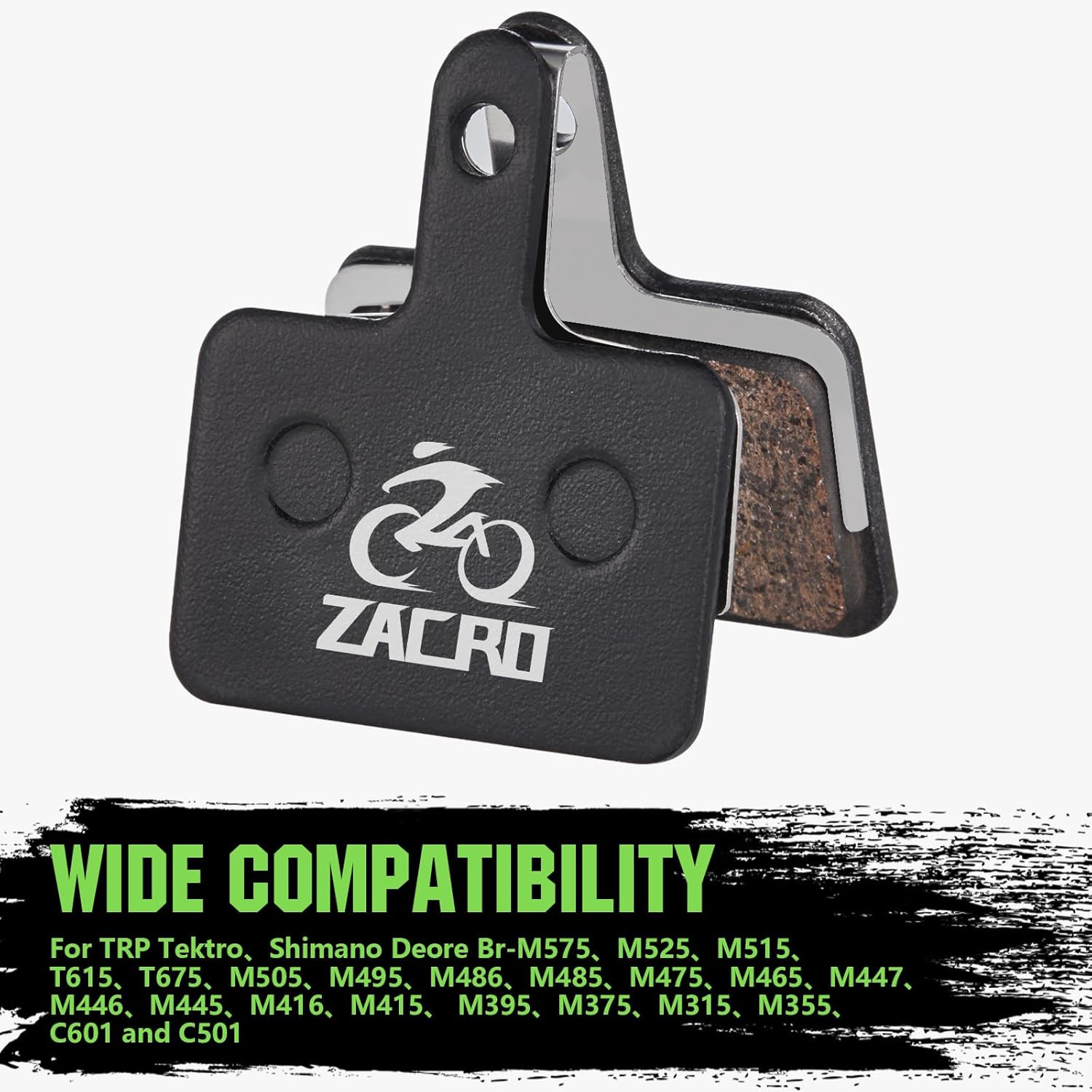 2/4 Pairs Bike Brake Pads, Ceramic Bicycle Disc Brake Pads Fit for Tektro Shiman