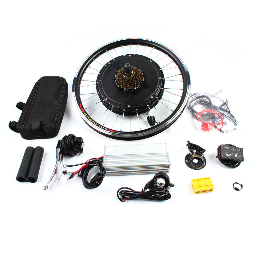 48V 1000W 20Inch E-Bike Conversion Kit Electric Bike Motor Rear Wheel Set Parts