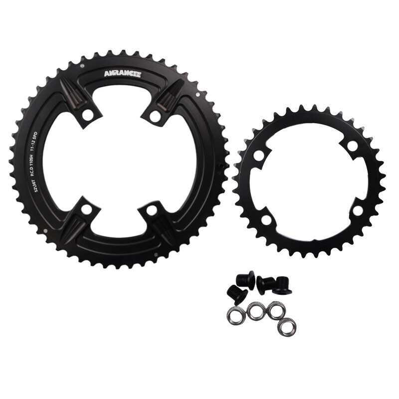 Anrancee Double Chainring 4 Arm for SHIMANO 5800 R7000 R8000 R8100 Bicycle Crown