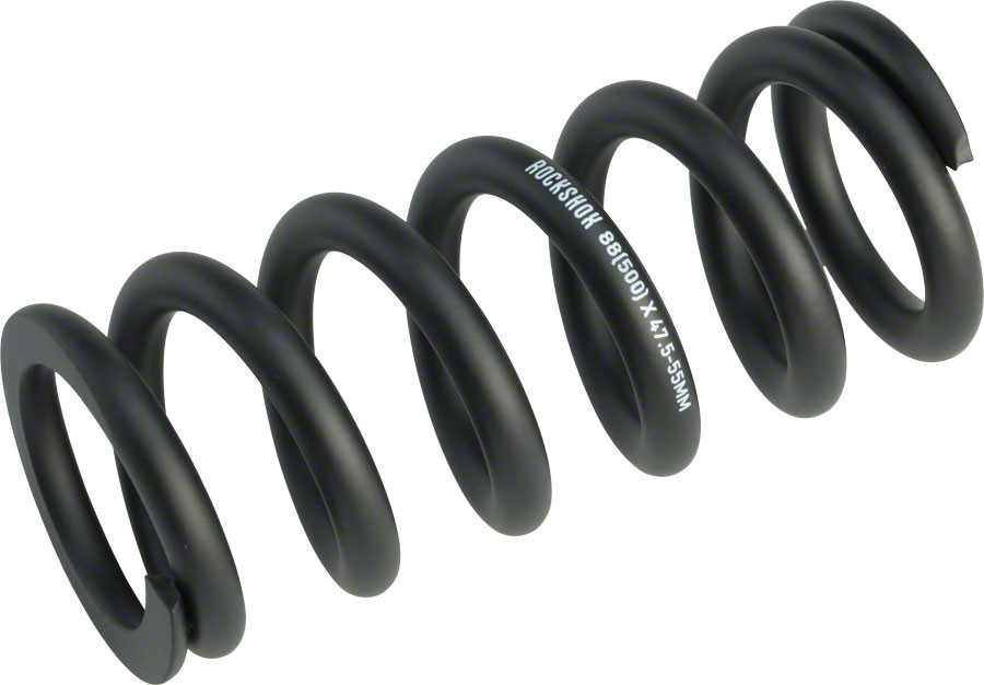 RockShox Metric Coil Spring – Length 134mm, Travel 47.5-55mm, 500 lbs, Black