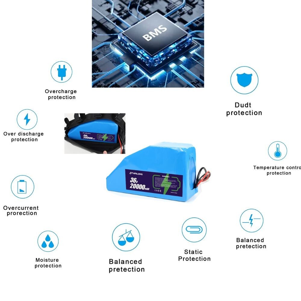 New 52V 48V 36V lithium Battery Li-ion Electric Battery