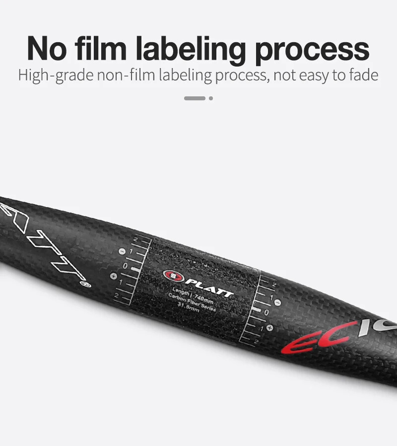 3K Matte Mountain Bike Carbon Fiber Handlebar 31.8 *680/700/720/740/760mm
