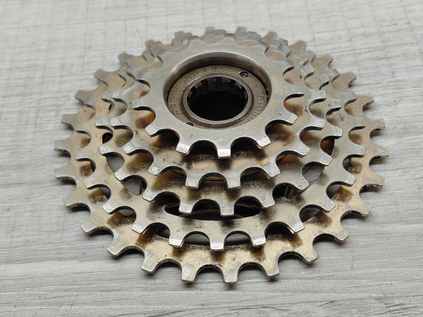 Vintage Shimano 1980’s 5-Speed GOLD Freewheel 14-28T Road Bike, Bicycle