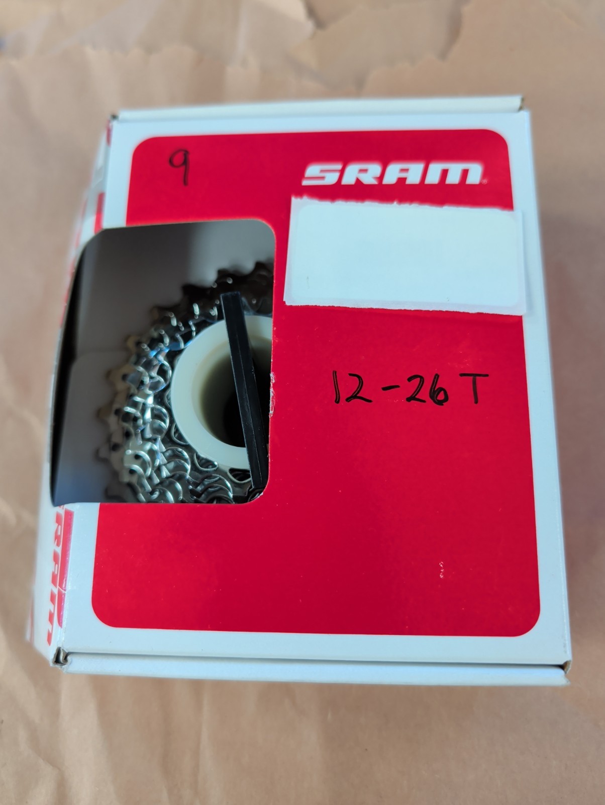 CASSETTE Sram PG-950 9sp 12-26t Silver UPC 710845002922