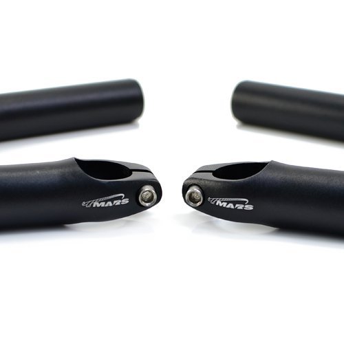TMARS SD-218R 22.2mm Alloy Drop Bar End , Black