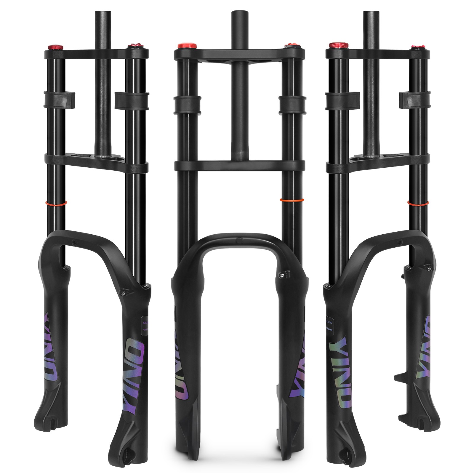 BUCKLOS 20 inch 4.0 Fat Tire E-Bike Air Suspension Fork 180mm Travel Front Forks