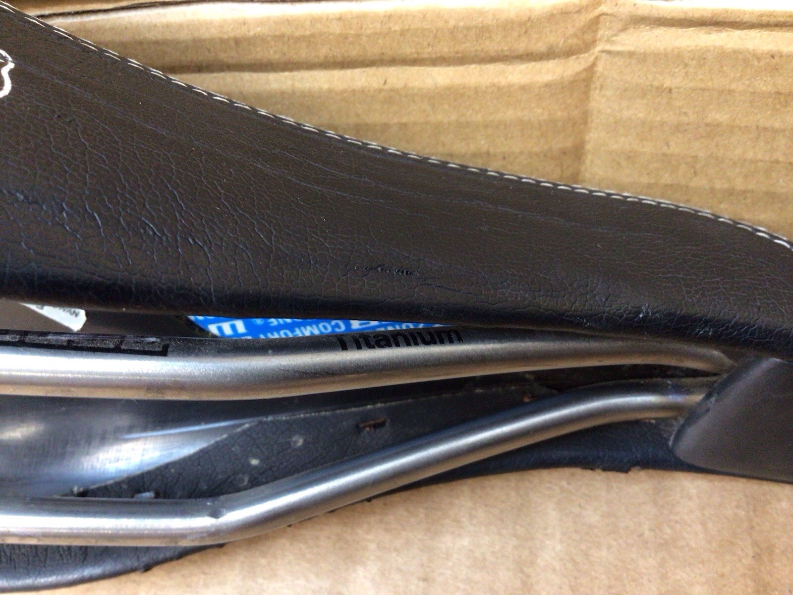 WTB Saddle Titanium Rails 145mm Wide 270mm Long 238g