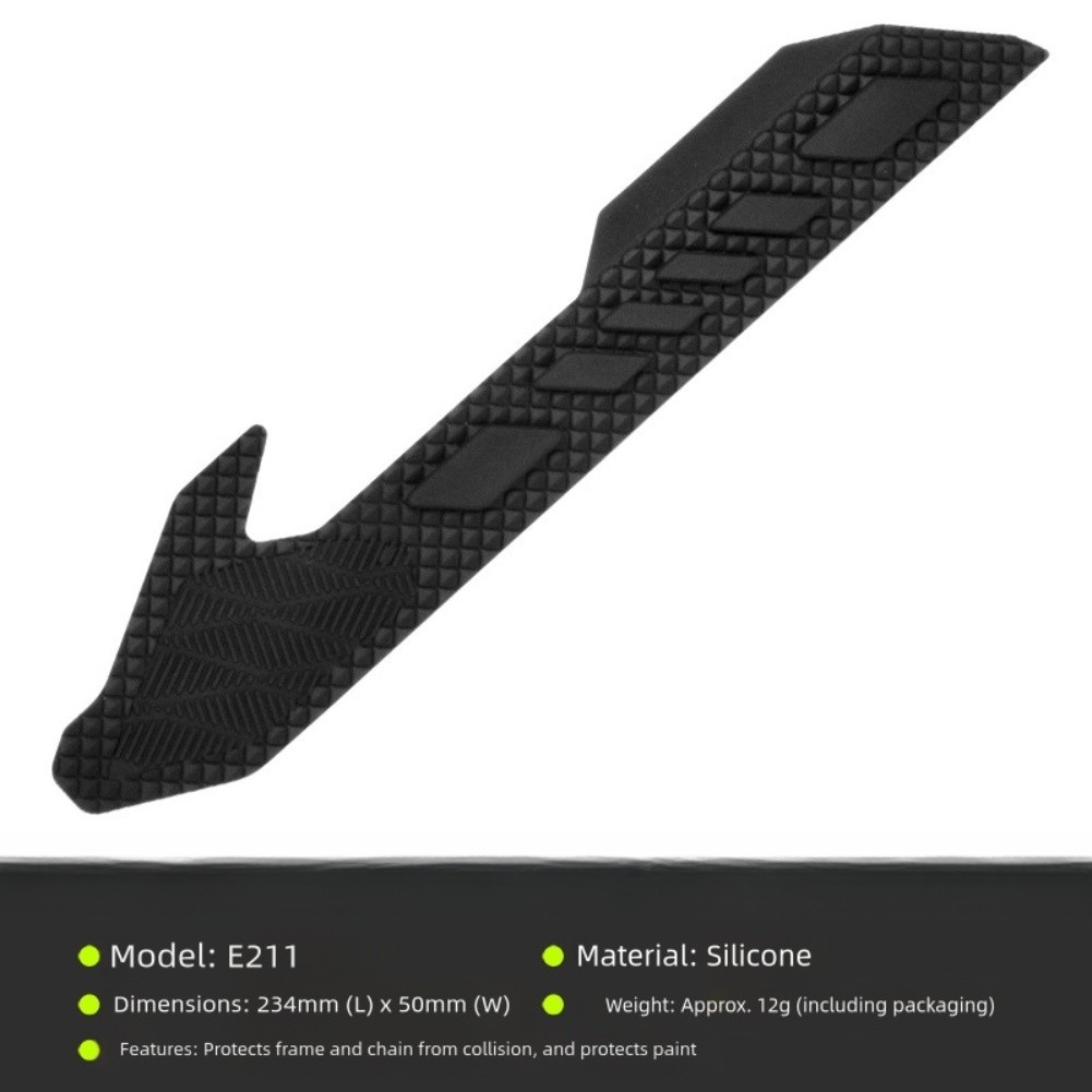 Silicone Bicycle Chainstay Protector Pad Waterproof Frame for Road Bike