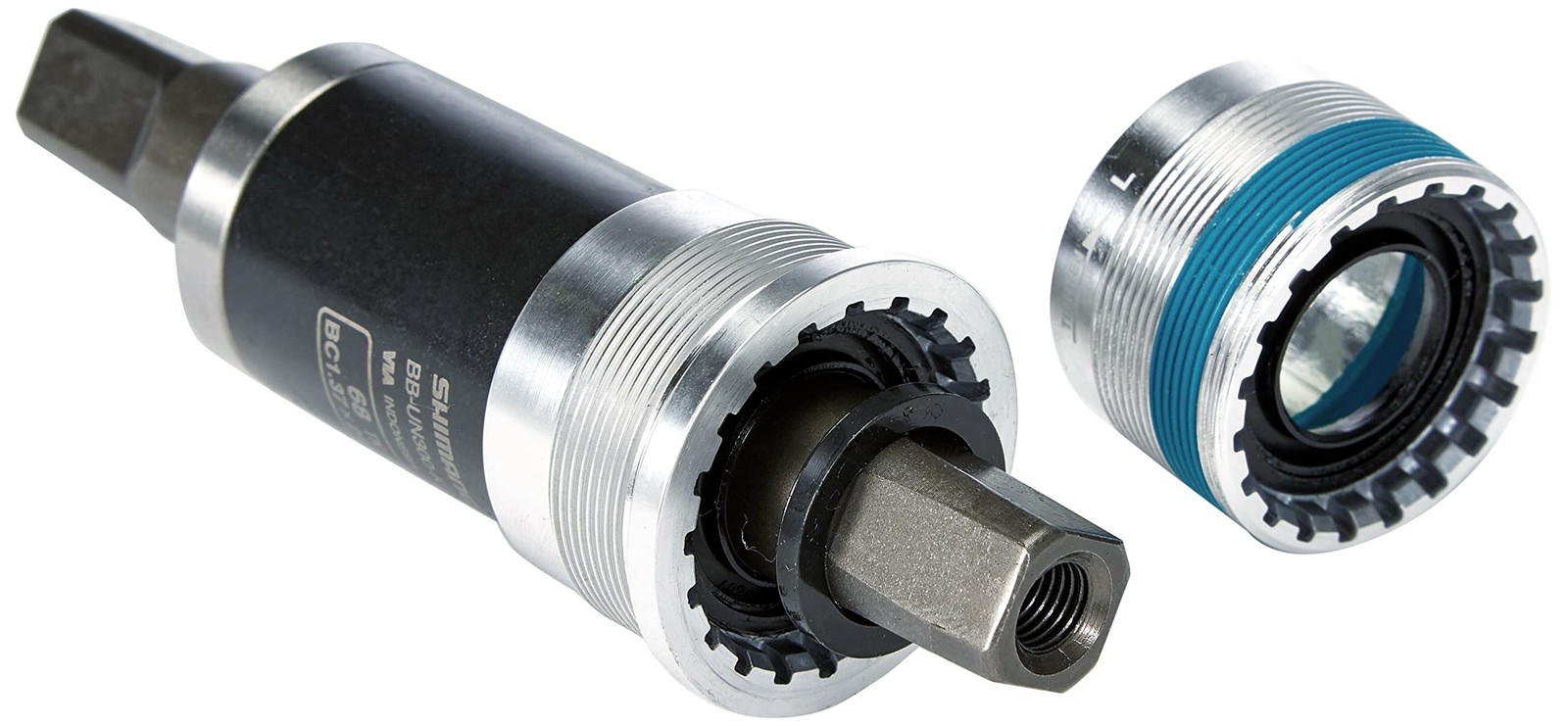 Shimano BB-UN300-K Bottom Bracket – English 68 x 117.5mm Square Taper JIS Silver