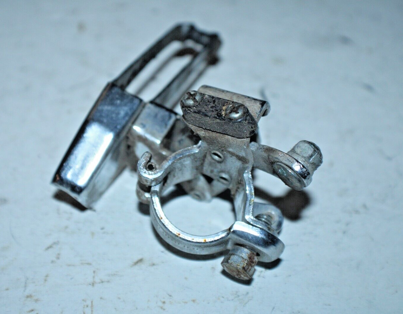 Shimano Thunder Bird II Vintage Double Front Derailleur 25.4mm Silver Ships USA!