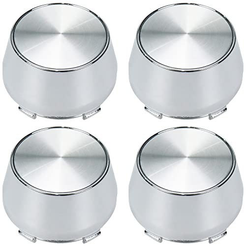 Wheel Center Caps,60mm Wheel Rim Hub Center Covers Center Caps Silver