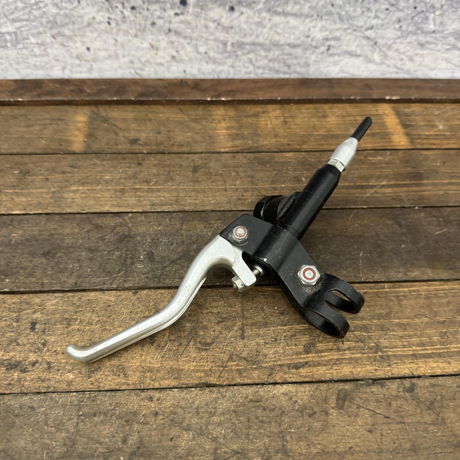 Vintage Hope Hydraulic Rim Brake Lever Black Silver 2-Finger TPA Dial Trials Par