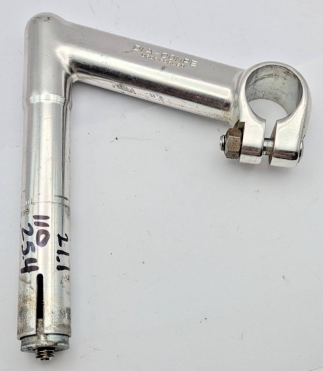 DIA COMPE DROP FORGED QUILL STEM JAPAN 21.1 .833 25.4MM CLAMP 110MM ALUMINUM