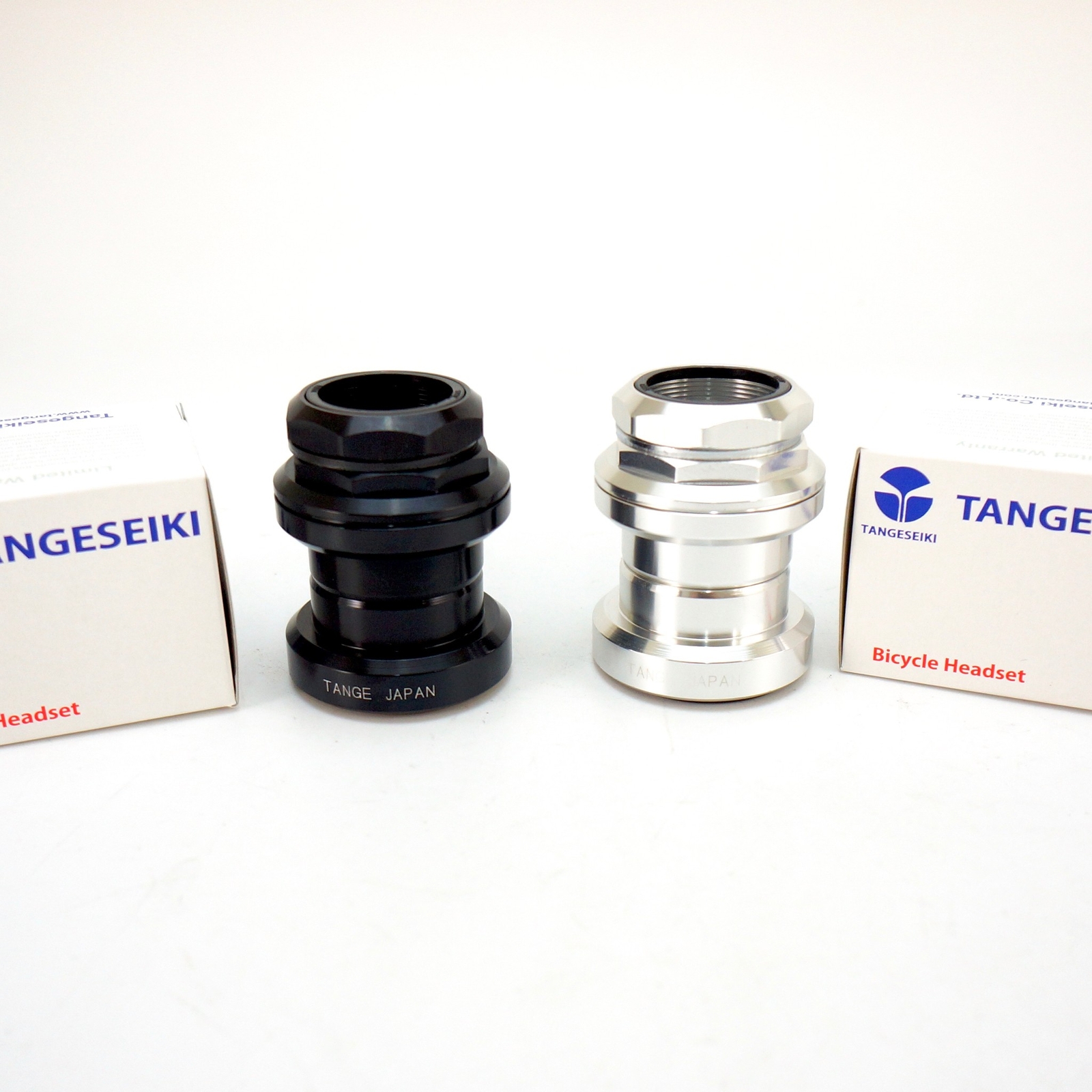 Tange Seiki Falcon FL270C Classic Threaded Bike Headset 1 1/8″ Silver/Black