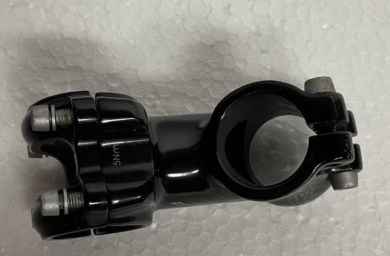 Black XL-C Comp Aluminum 55mm x 31.8mm x 45 Degree x 1-1/8″ Threadless Stem Used