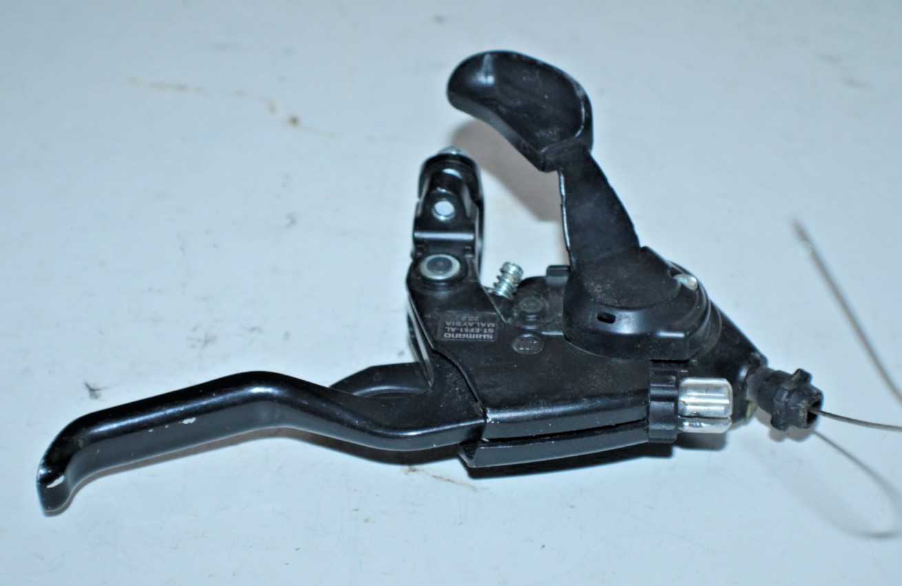 Shimano Left Trigger Shifter Brake ST-EF51-AL Black 3 Speed MTB Hubrid Ships USA