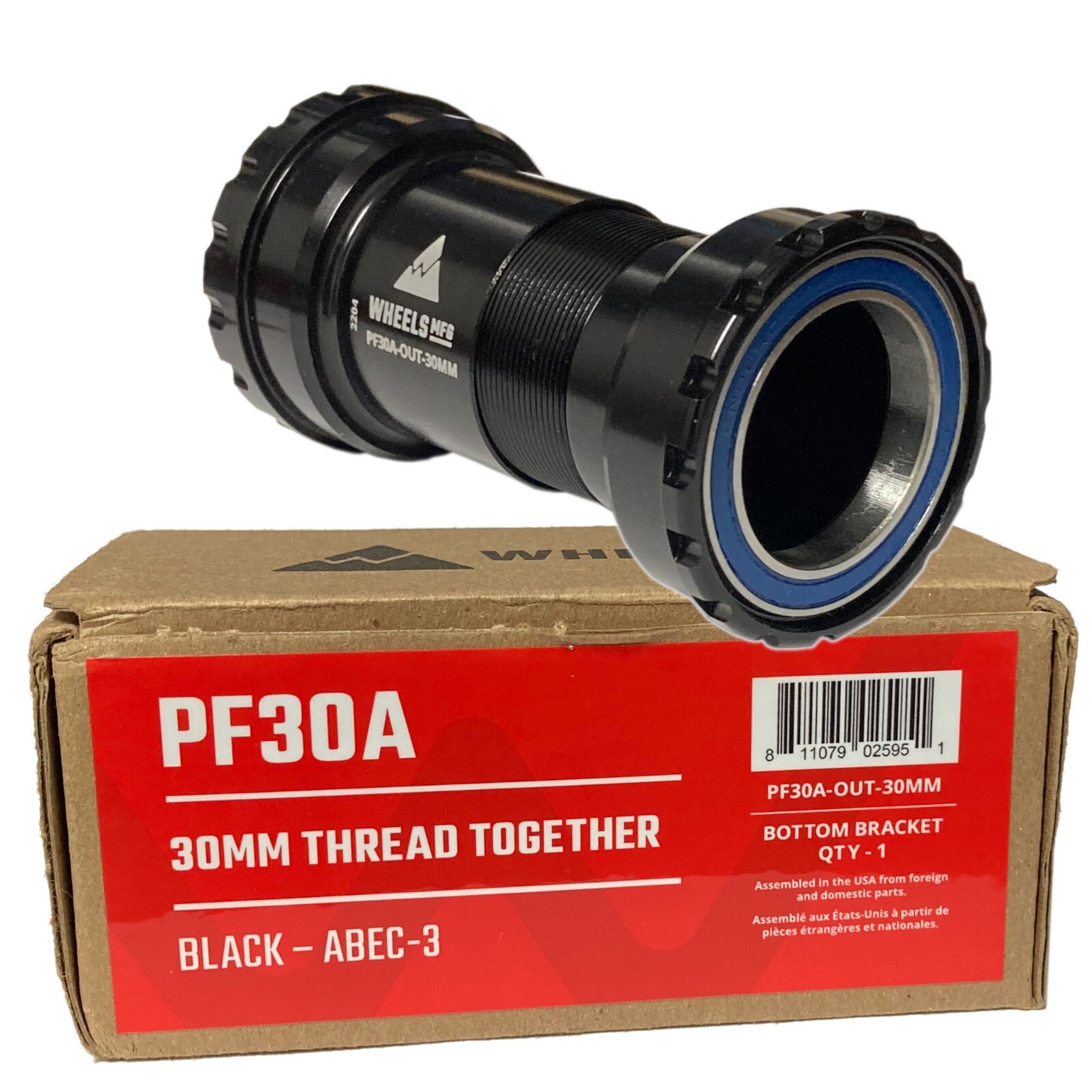Wheels Manufacturing PF30A-OUT Frame to 30mm Bottom Bracket w/ABEC-3 Cannondale