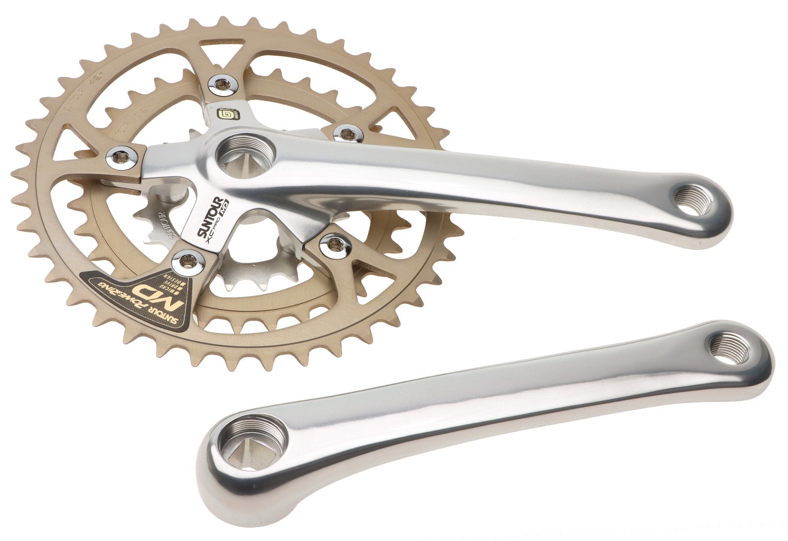 Sun Tour XC PRO Microdrive CW-XP10 Crankset 8 SPD 175mm Silver 42/32/20 NOS NEW