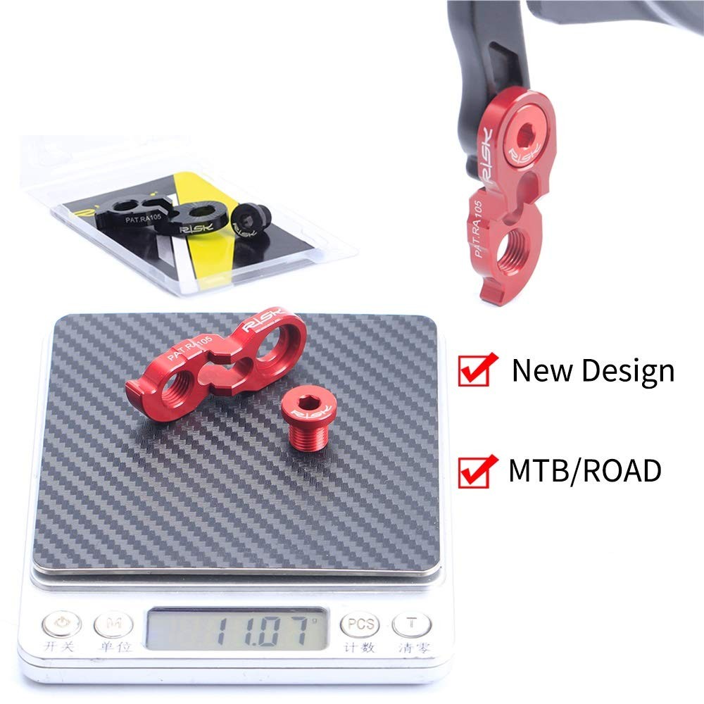 Extra Long MTB Road Bike Rear Derailleur Hanger Extender Extension with M10 S…