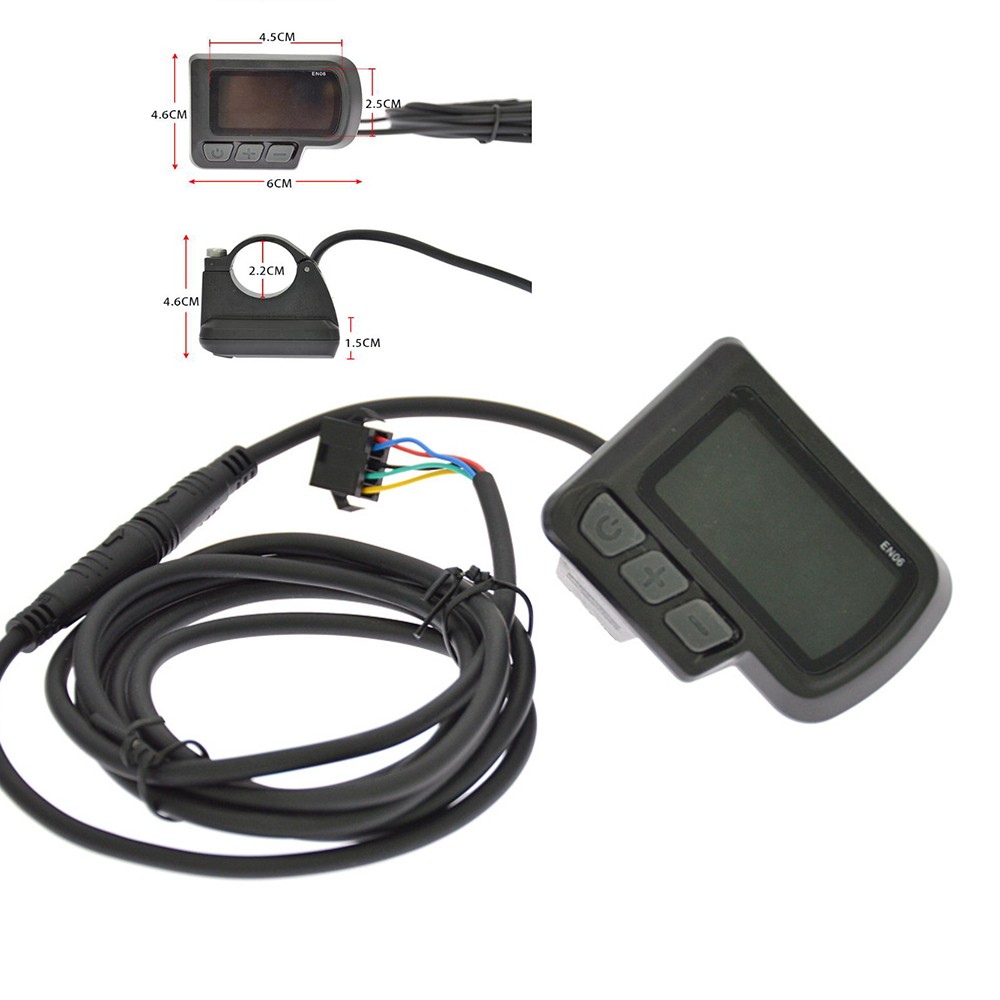Ebike 24V/36V/48V EN06 LCD Display Power Speed Panel Meter for Electric Bike