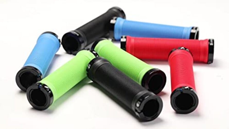 Dymoece Bike Handlebar Grips,Bicycle Handle Grip Ergonomic Black Classic Grips