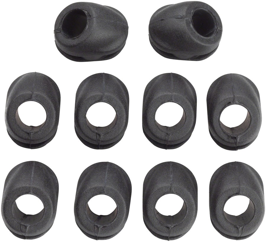 Jagwire OEM-Quality Frame Plugs Bundle | 5mm & 4mm Housing, Angled Entry, Cable