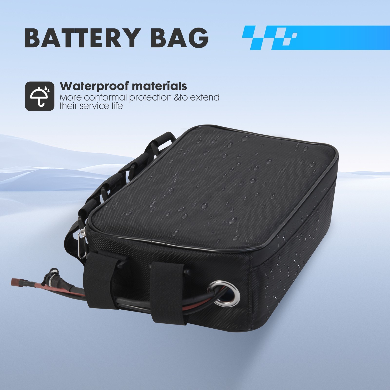 Battery Bag Cover Down tube Frame Case Storage for Ebike Electric Bicycle Bike