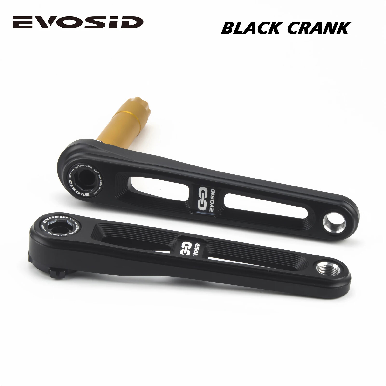 Road Bike Hollow Tech Crankset 52-36T 165mm Crank with Bracket Double Chainring