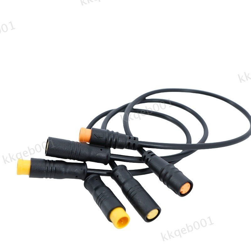 0.2m m8 9mm 3 pin Electric Bicycle Butt signal Cable Waterproof Wire Ebike Plug