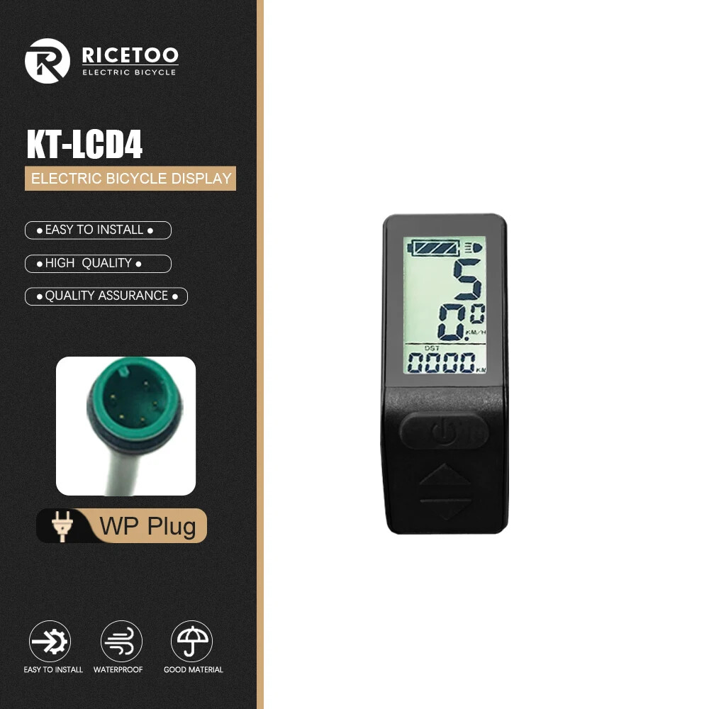 Electric Bicycle Display KT LCD3 LCD4 LCD5 LCD8H LCD9R 24V 36V 48V 72V Display