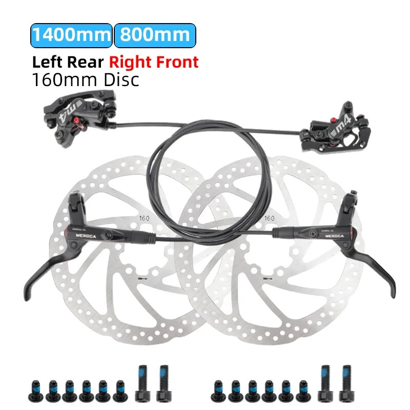 Hydraulic Brake Bicycle Brake Caliper Rotor 160mm Bike Disc Caliper 800mm/1400mm