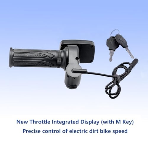 Throttle for Tuttio Soleil 01 Electric Dirt Bike, 48V LCD Display with M Key