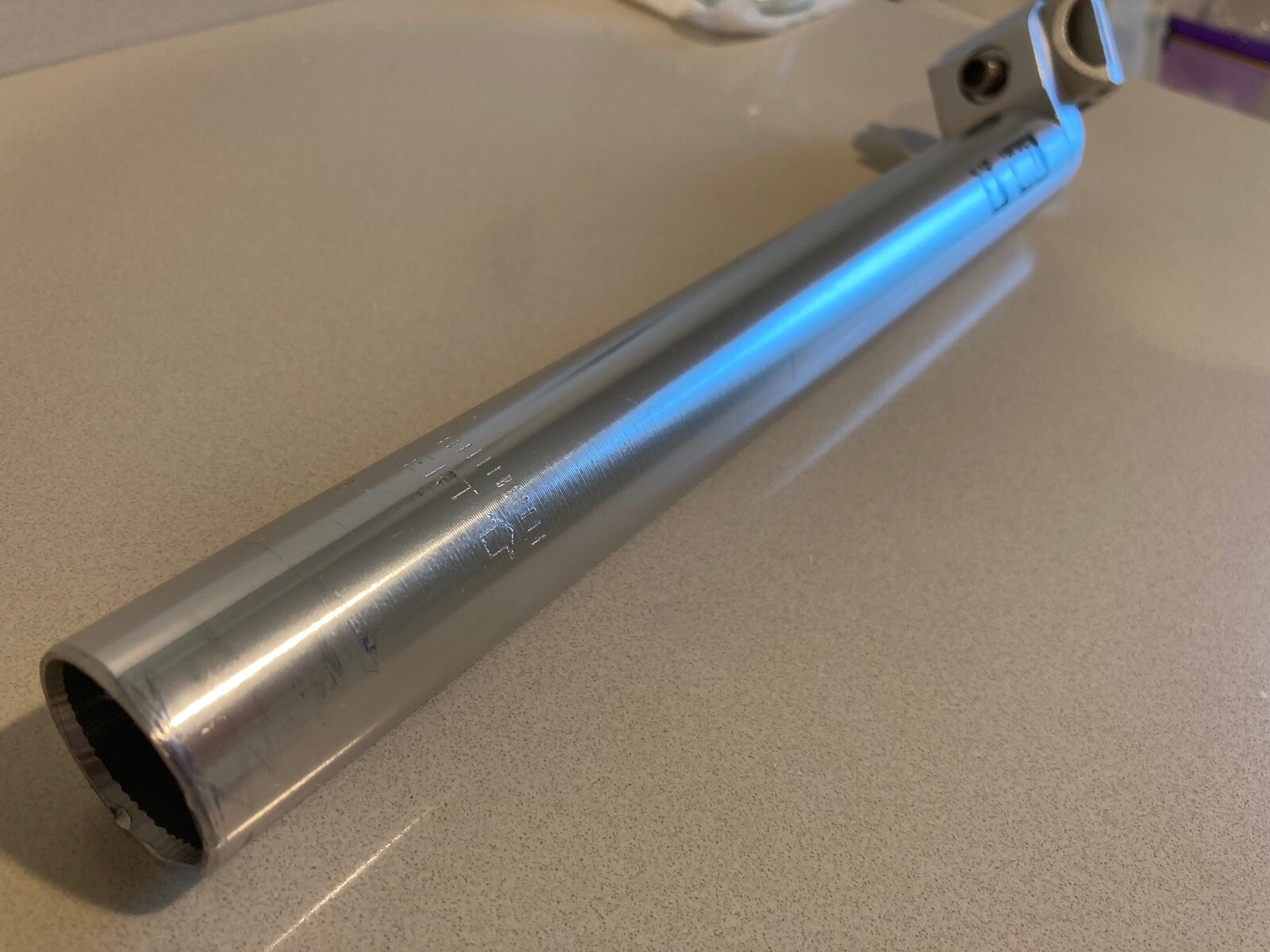 Mint JD Tranz X 31.6 mm x 330 290g Satin Silver Aluminum 90’s Mountain Seatpost