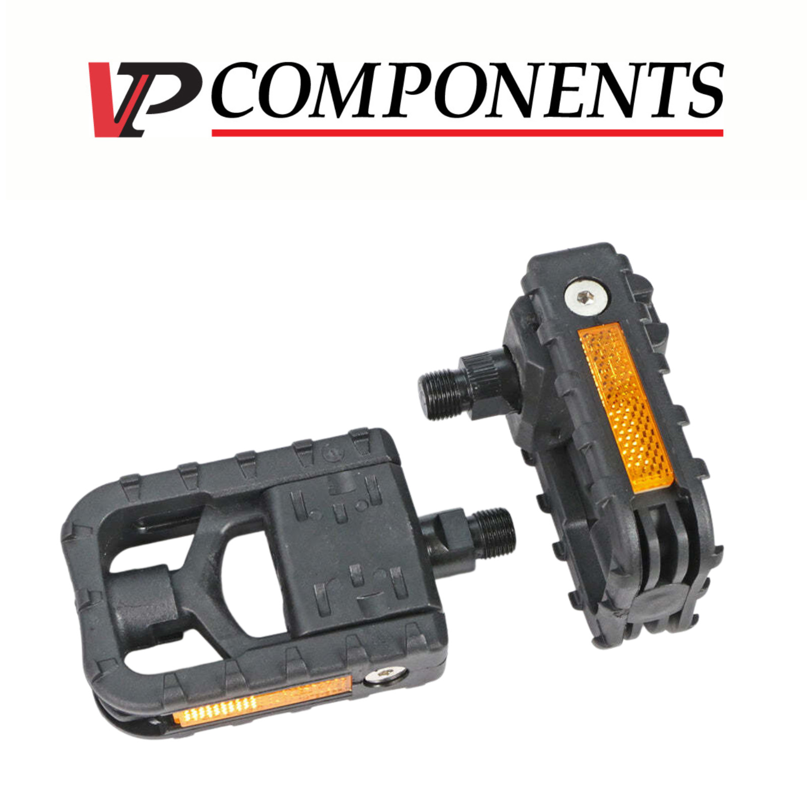 VP Components VP-F55 Folding Resin Nylon Pedal Black 9/16″