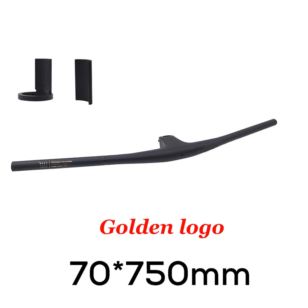 MTB Bicycle Full Carbon Integrated Handlebar and Stem 70/80/90*750mm 13 ° Degree