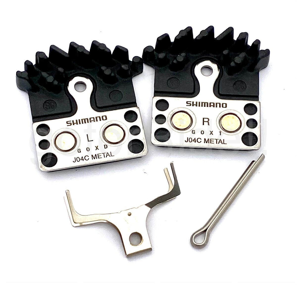 Shimano XTR,XT M9000/M8000 J04C Metal Disc Brake Pads W/Fin ICE TECH 1/2 Pair