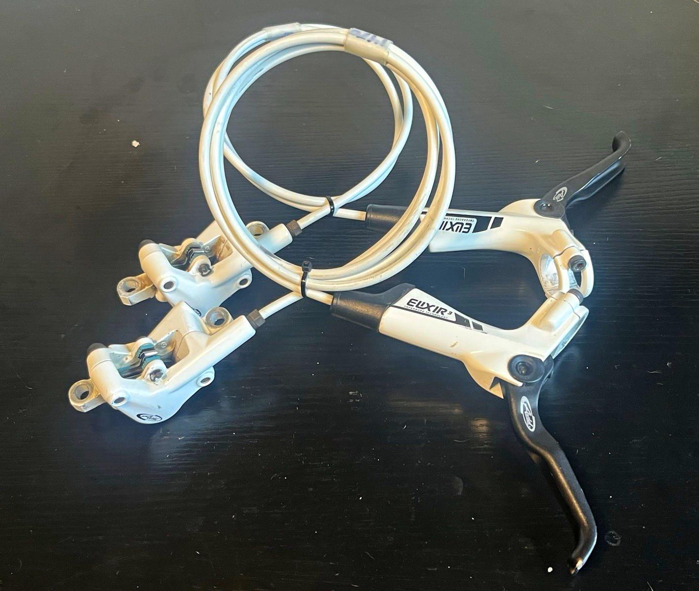 Avid Elixir 3 Hydraulic Disc Brake Set Front & Rear – White