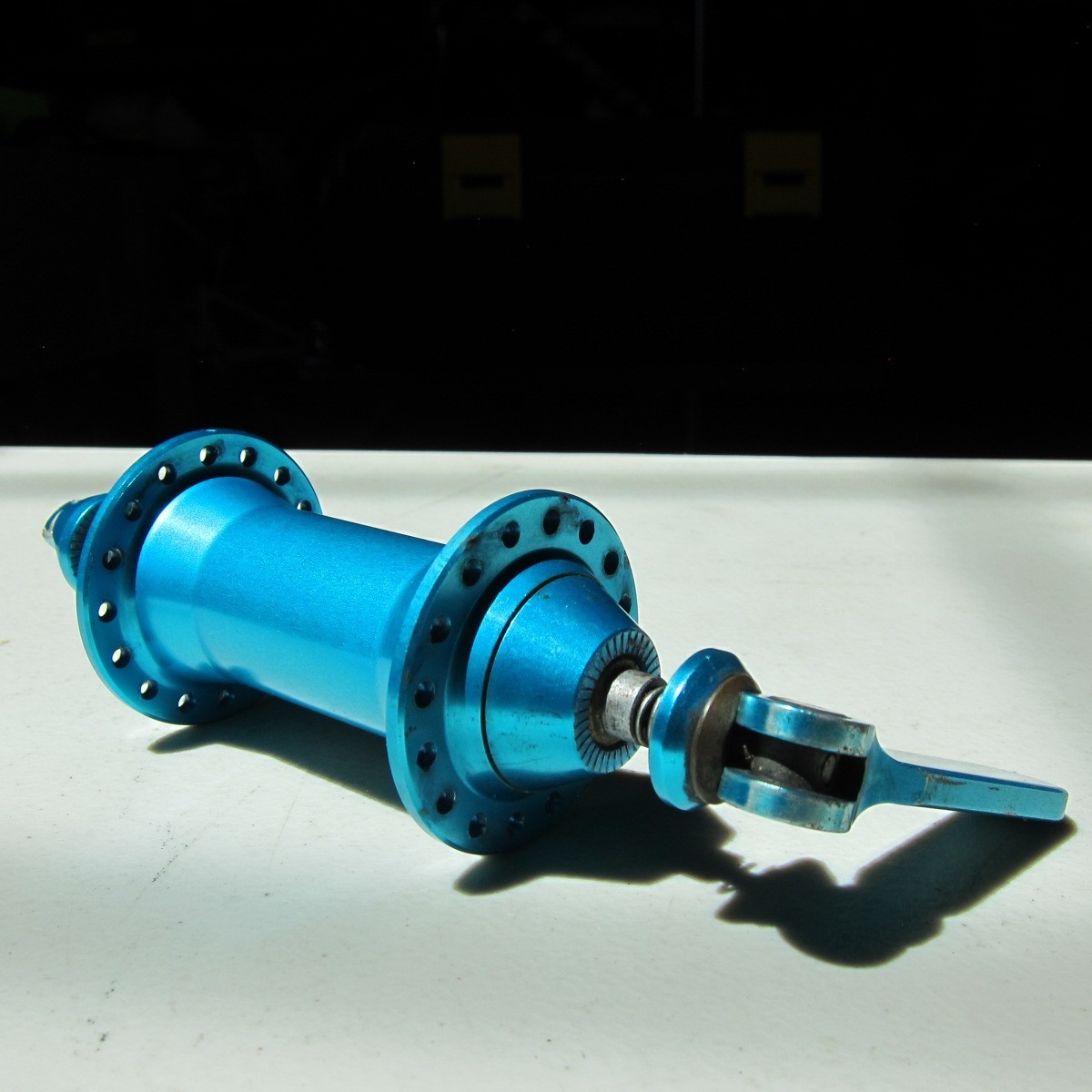 Ringle Bubba Turqoise Front Hub 32H Twister Ti Skewer Vintage 90s MTB