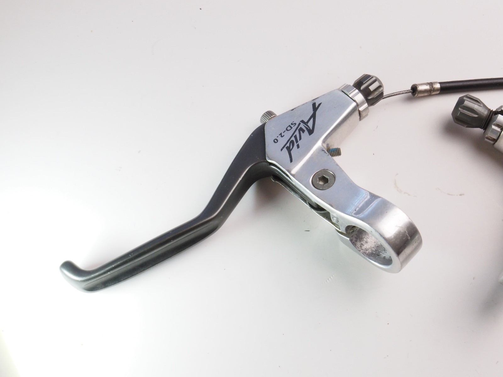 GOOD, Vintage, Avid SD-2.0 Cantilever Brake Lever Set, 22.2mm, Silver 90’s MTB