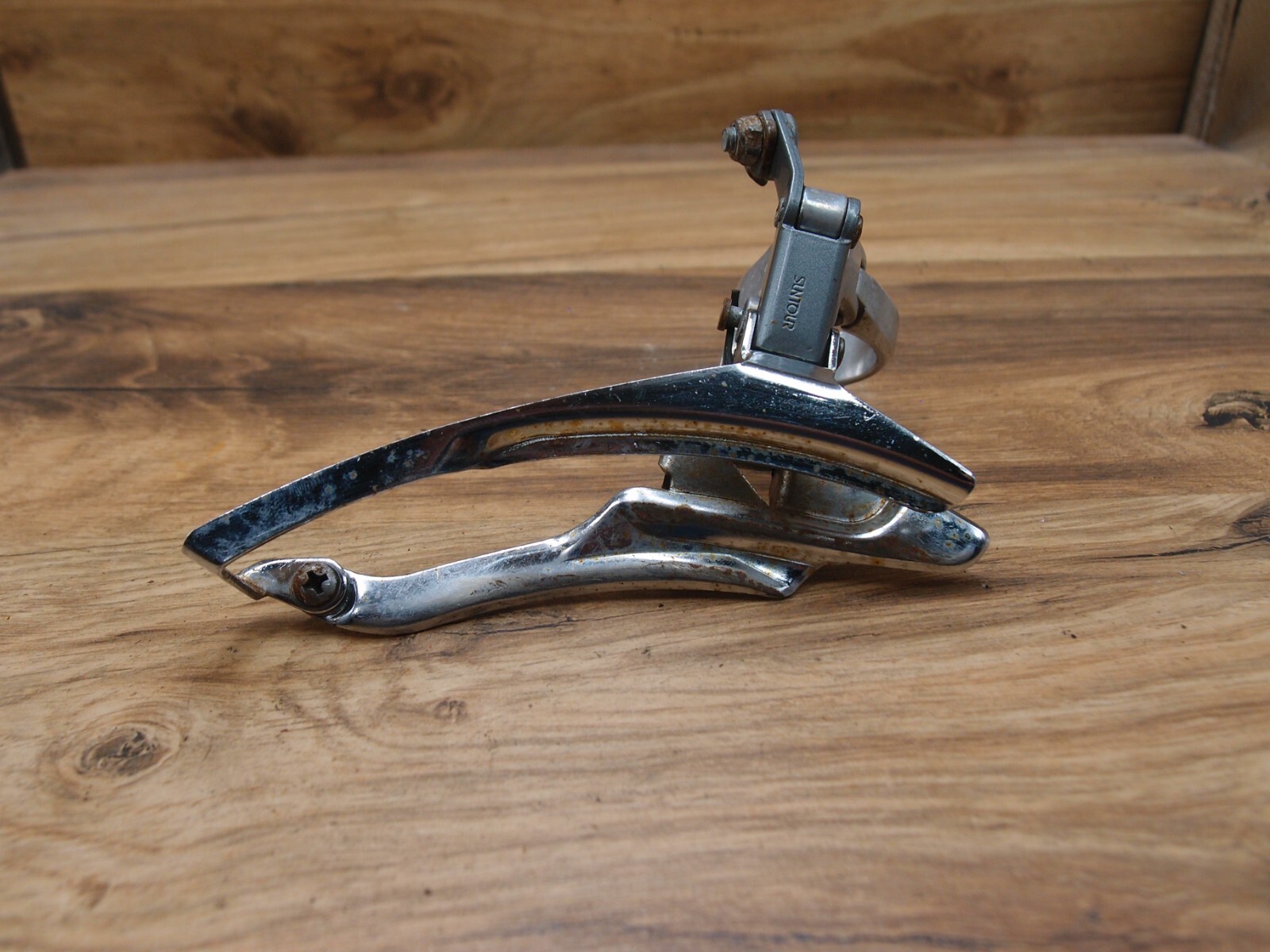 1980’s front derailleur Suntour Maeda VIA Japan 28.6 mm bottom pull