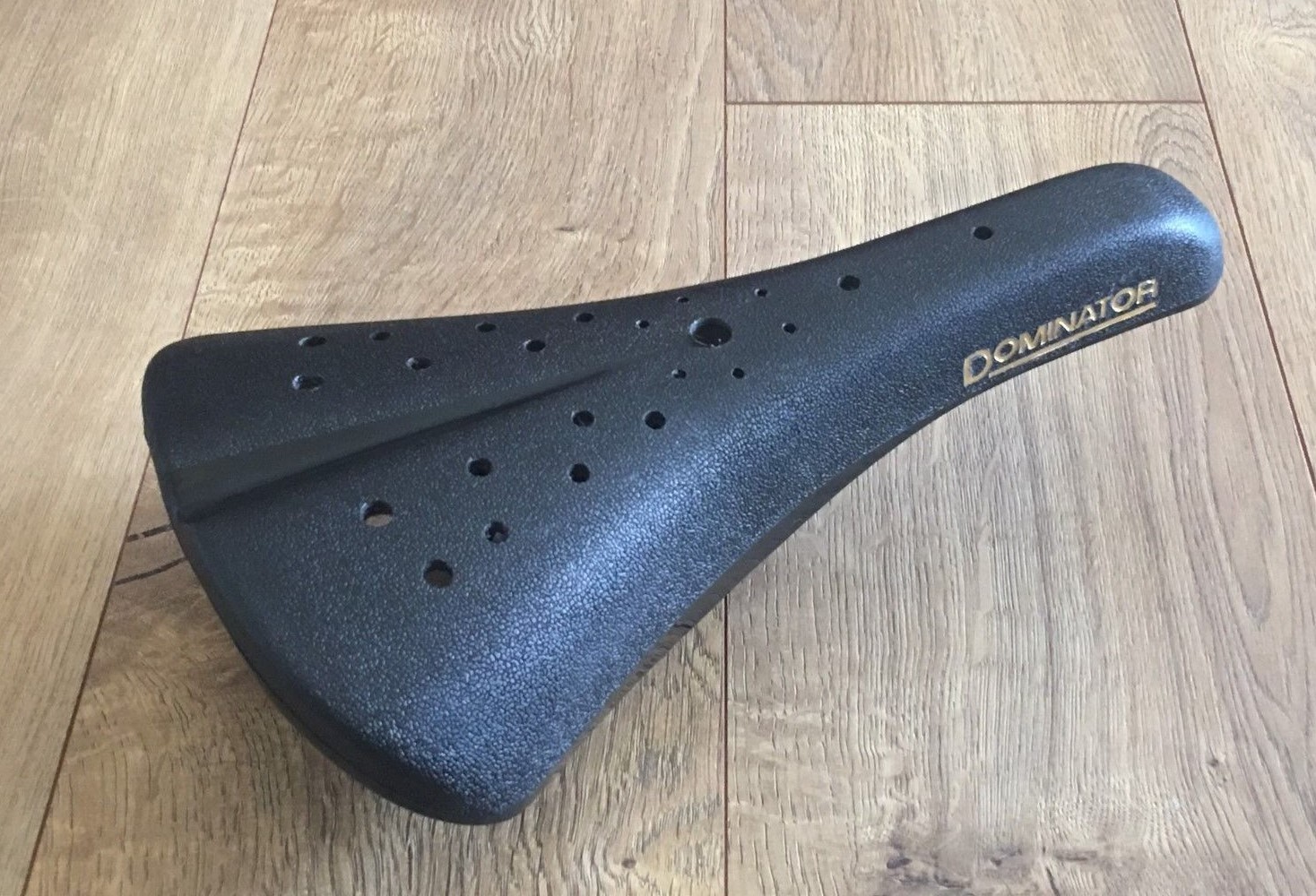 NEW BLACK Viscount Dominator BMX Bicycle Seat- Old School Hard Shell saddle