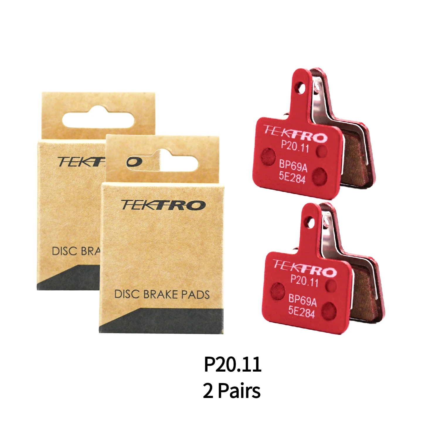 Disc Brake Pads P20.11 E10.11 MTB Brake Pads Mountain Road Foldable Bicycle Less